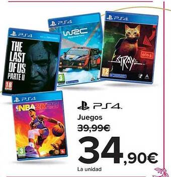 Carrefour Ps4 juegos oferta