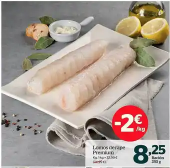 La Sirena Lomos de rape premium kg. oferta