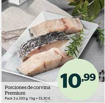 La Sirena Porciones de corvina premium pack 3 oferta