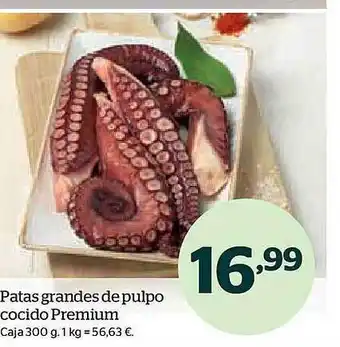 La Sirena Patas grandes de pulpo cocido premium oferta