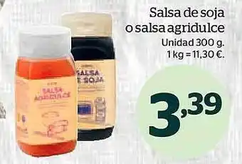 La Sirena Salsa de soja o salsa agridulce oferta
