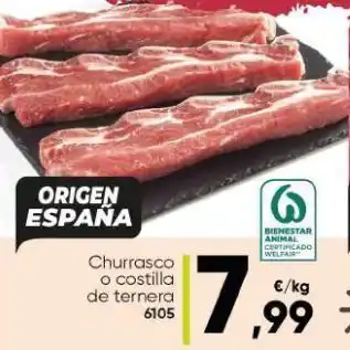 Family Cash Churrasco o costilla de ternera family cash oferta