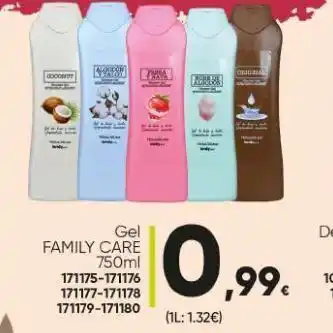 Family Cash Gel gamily care 750 ml family cash oferta