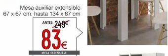 Atrapamuebles Mesa auxiliar oferta