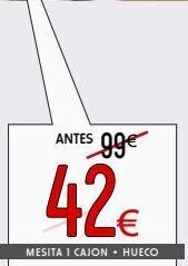 Atrapamuebles Mesita de noche oferta