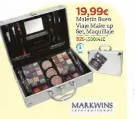 19,99€ maletin buen viaje make up set, maquillaje 521-1580141e markwins 17227