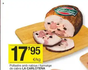 BonpreuEsclat Pollastre amb nabius i formatge de cabra de carlotena oferta