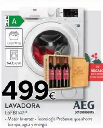 Tien 21 Lavadora l6fbi147p aeg oferta