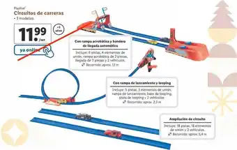 Lidl Playtive circuitos de carreras oferta