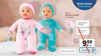Lidl Playtive muñeco bebé oferta