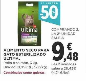 Supercor Exprés 2a unidad -50% alimento seco para gato esterilizado ultima oferta