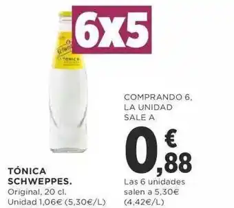 Supercor Exprés Tónica schweppes original oferta