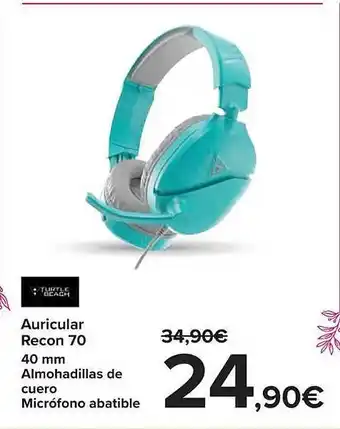Carrefour Auricular recon 70 40mm oferta