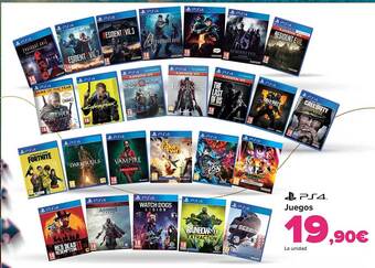 Carrefour Ps4 juegos oferta