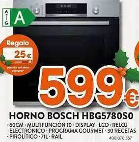 Expert Horno bosch hbg5780s0 oferta