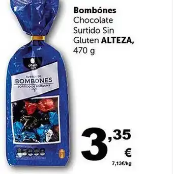 Masymas Bombónes chocolate surtido sin gluten alteza oferta