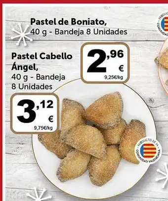 Masymas Pastel de boniato pastel cabello ángel oferta