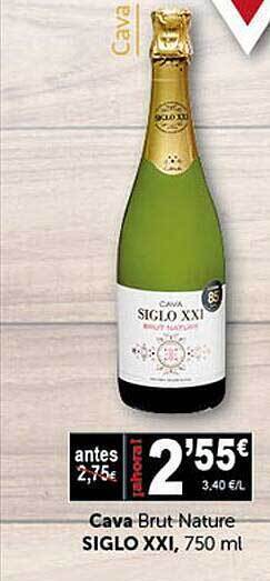 Masymas Cava brut nature siglo xxi oferta