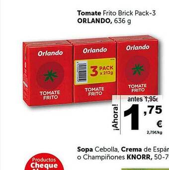 Masymas Tomate frito brick pack-3 orlando oferta