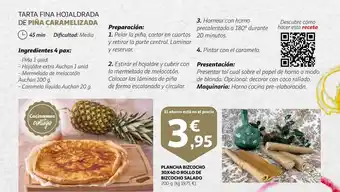 Alcampo Plancha bizcocho 30x40 o rollo de bizcocho salado oferta