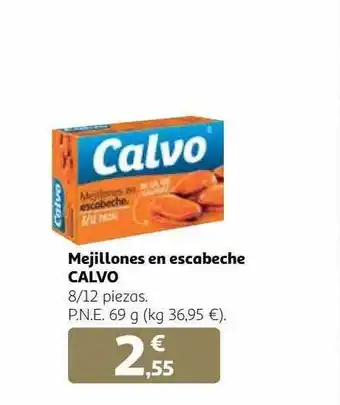 Alcampo Mejillones en escabeche clavo oferta