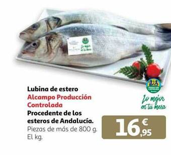 Alcampo Lubina de estero oferta