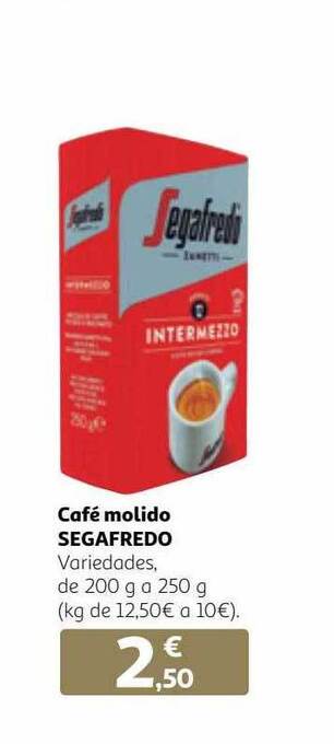 Alcampo Café molido segafredo oferta