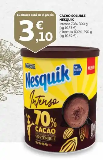 Alcampo Cacao soluble nesquik oferta