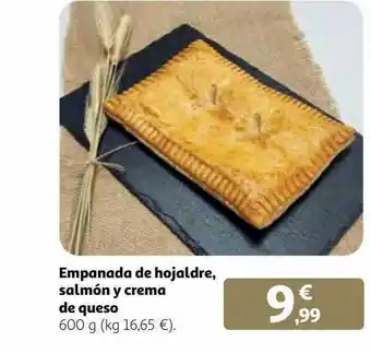 Alcampo Empanada de hojaldre, salmón y crema de queso oferta