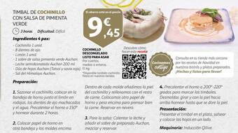 Alcampo Cochinillo descongelado listo para asar oferta