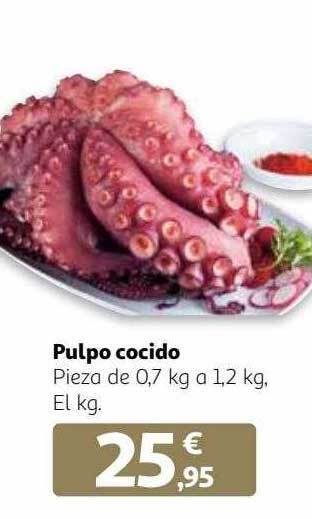 Alcampo Pulpo cocido oferta
