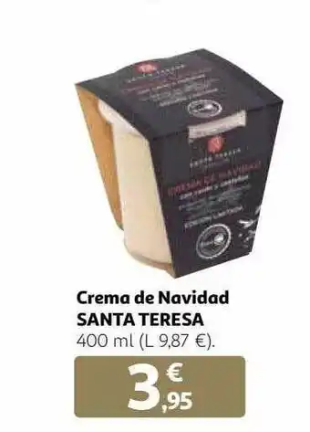 Alcampo Crema de navidad santa teresa oferta