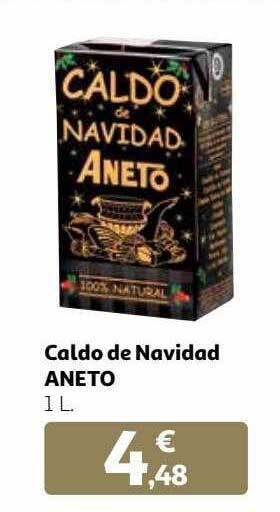 Alcampo Caldo de navidad aneto oferta