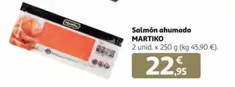 Alcampo Salmón ahumado martiko oferta