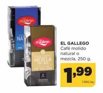 Alimerka El gallego café molido natural o mezcla oferta