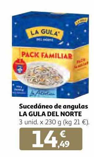 Alcampo Sucedáneo de angulas la gula del norte oferta
