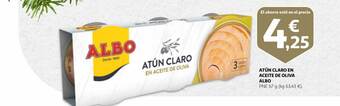 Alcampo Atún claro en aceite de oliva albo oferta