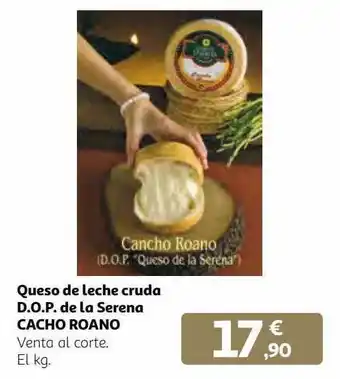 Alcampo Queso de leche cruda d.o.p. de la serena cacho roano oferta