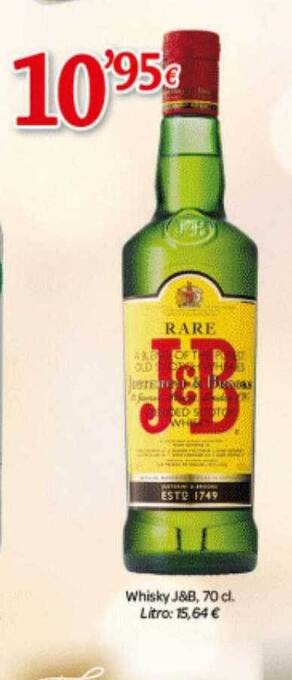 Alsara Supermercados Whisky j&b 70 cl. oferta