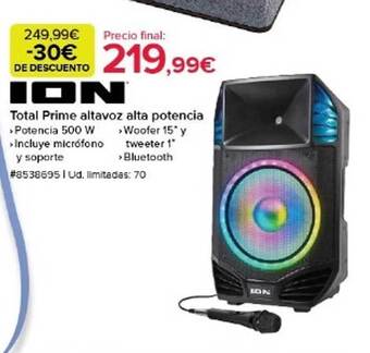 Costco Ion total prime altavoz alta potencia oferta