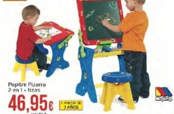 FROIZ Pupitre Pizarra 2 en 1 + Tizas oferta