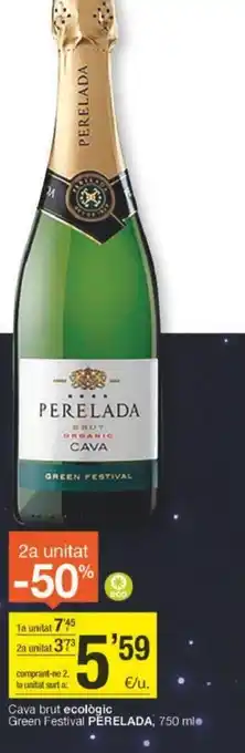 BonpreuEsclat Cava Brut Ecológic Green Festival Perelada oferta
