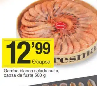 BonpreuEsclat Gamba Blanca Salada Cuita Capsa de Fusta 500 g oferta
