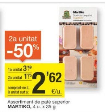 BonpreuEsclat Assortiment De Paté Superior Martiko oferta