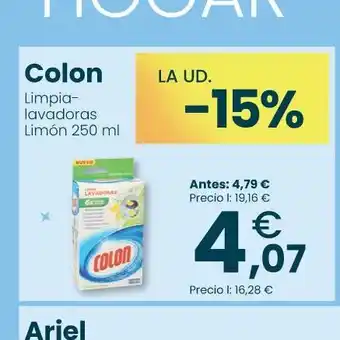 Clarel Limpialavadoras limón oferta