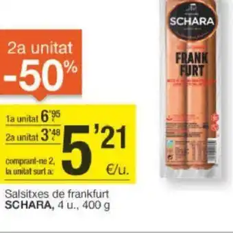 BonpreuEsclat Salsitxes de Frankfurt Schara oferta