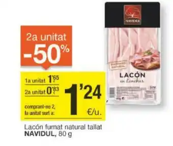 BonpreuEsclat Lacón Fumat Natural Tallat Navidul oferta