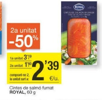 BonpreuEsclat Cintes de Salmó Fumat Royal oferta