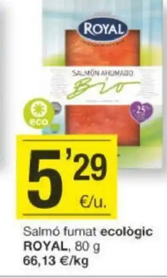 BonpreuEsclat Salmó Fumat Ecológic Royal oferta