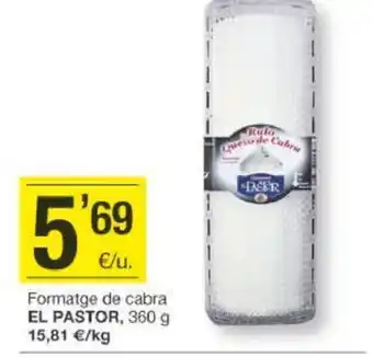 BonpreuEsclat Formatge de Cabra el Pastor oferta